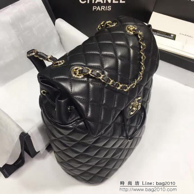 香奈兒CHANEL 中號91121Backpack全羊皮製作雙肩背包 DSC1311